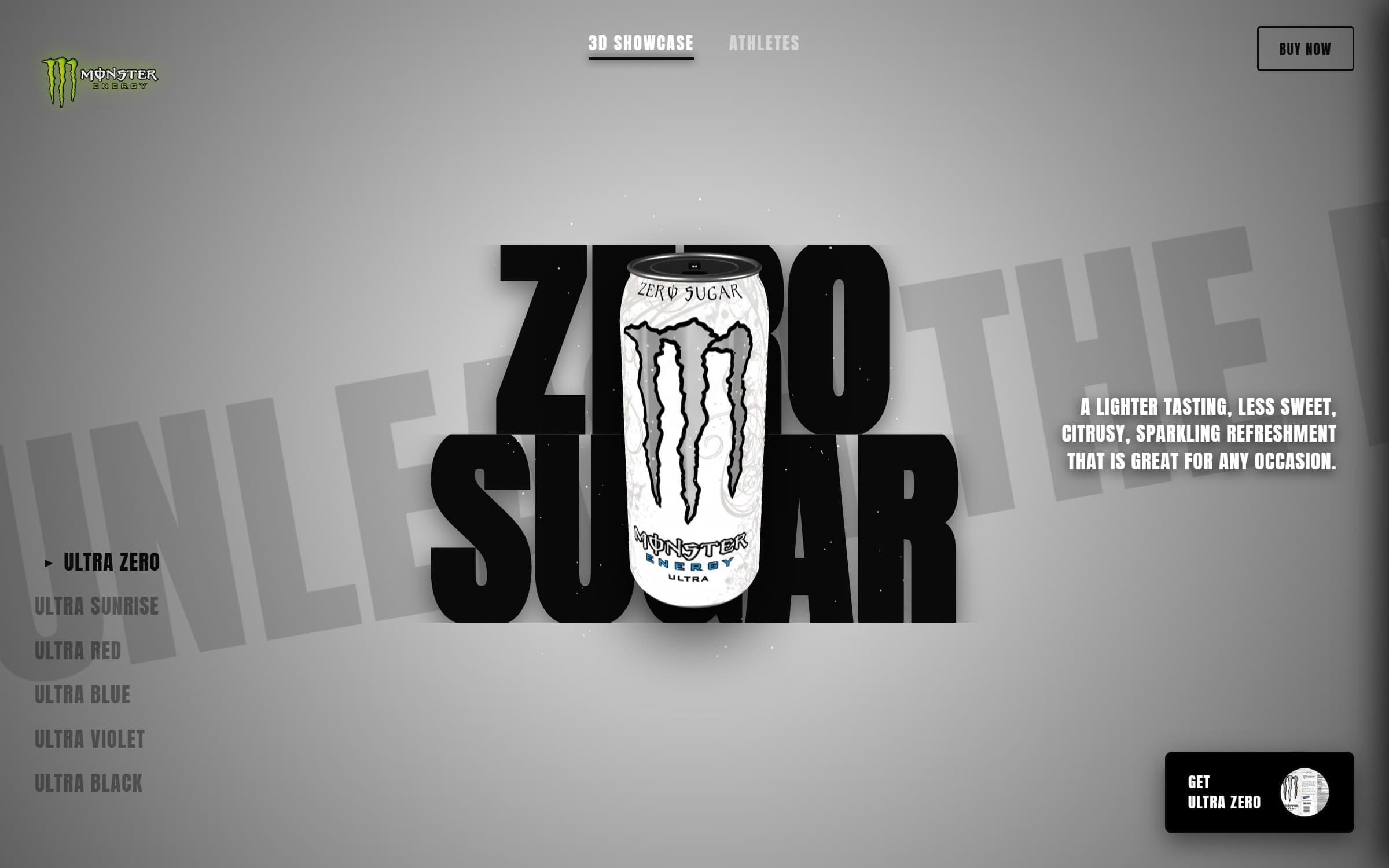 MONSTER ENERGY project screenshot